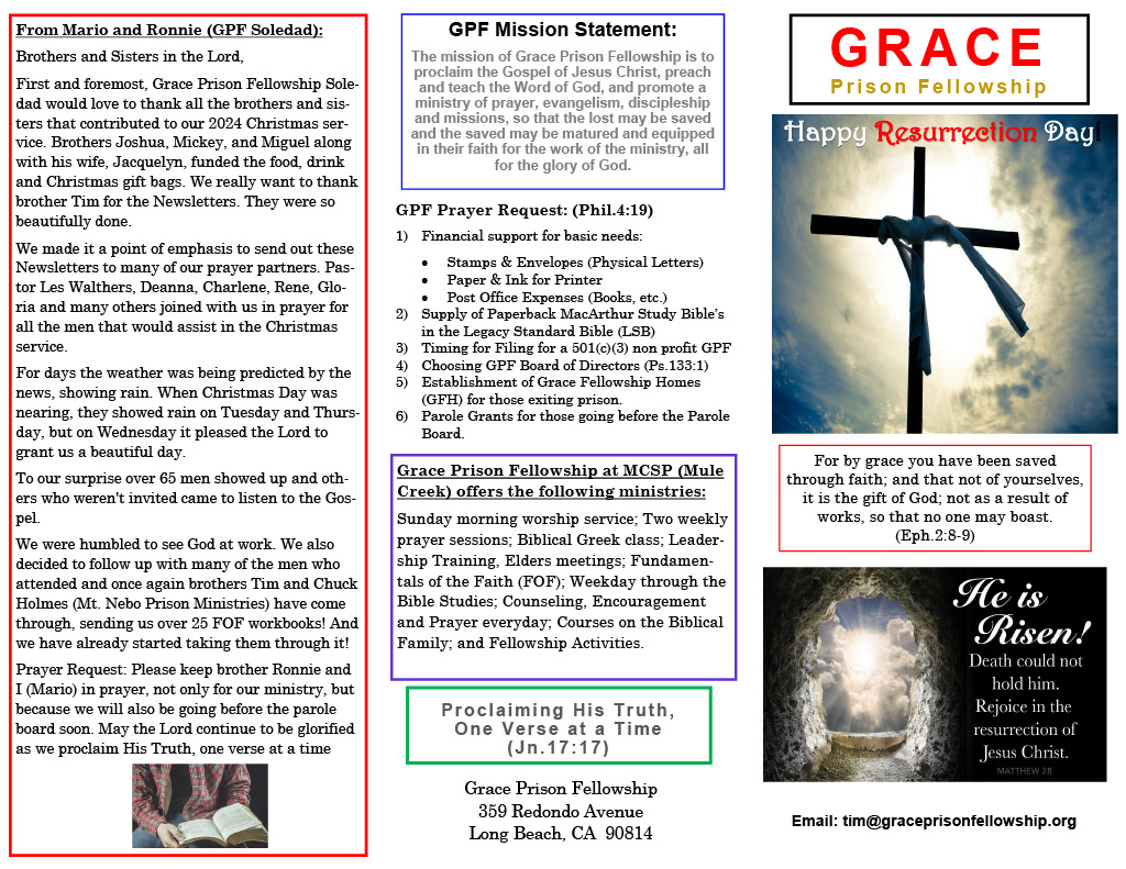 Soledad Newsletter Front